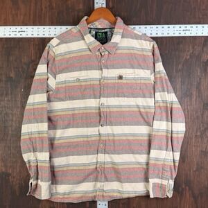 Hippy Tree Nomad Division Knit Flannel Shirt Outdoor Nature Cotton Men's 2XL XXL